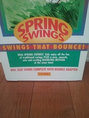 Spring Swings Bouncing Single Swing With Disc Seat Ages 3-8 Years NEW IN BOX