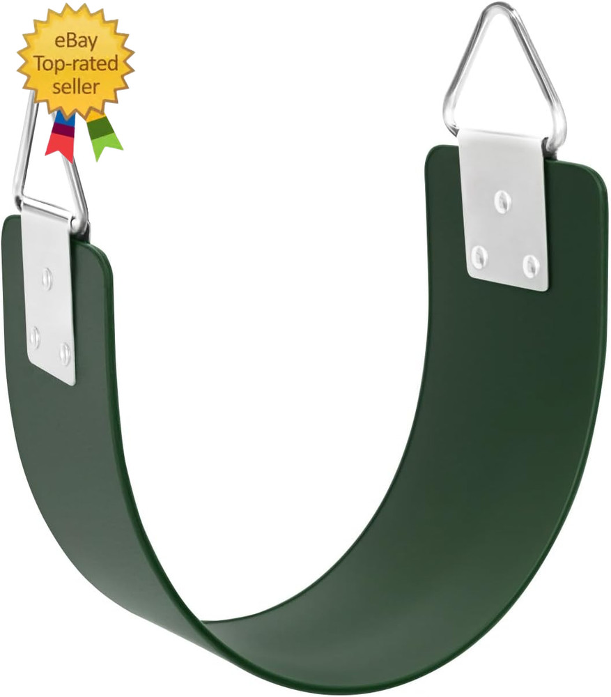 Swing Seat with Metal Triangle Ring 30.4 X 5.9 Inch, Heavy Duty Swing Set Replac