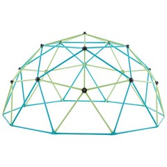 Uimoso 10FT Geometric Dome Climber with Swing and Hammock for Outdoor Play