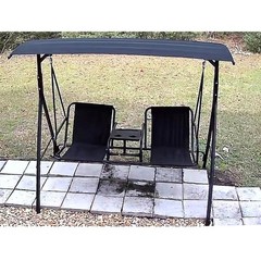 2 Person Porch Swing Seat Chair Cover for Patio Swing Chair with Separate Sea…