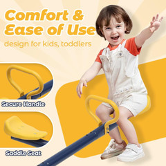 For Age 4-7 kid Seesaw SWIVEL 360 Spin Triangle safe Base Outdoor Playground Fun