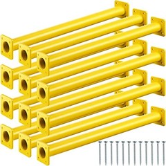 12 Pack Monkey Bars Swing Set Accessories Rods Playset Ladder 16.5 Inch Yellow