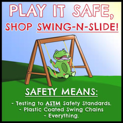 Swing-N-Slide Playsets Outdoor Swing Set Hardware Kit With Playset Accessories