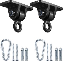 Cast Iron Swing Hangers with Noise Reduction – 500lbs, Indoor/Outdoor Use