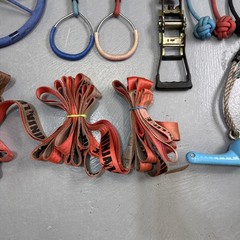 Slackers Ninja Line Slackline Obstacles Grip Ninja Warrior Training Parts Lot