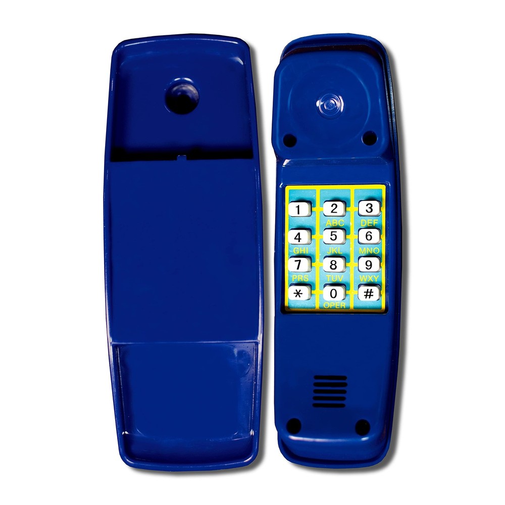 07-0014-B Children’s Blue Telephone Swing Set Accessory with Mount