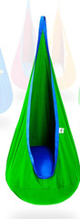 New Outree children’s sensory hanging pod swing–green–attach to ceiling