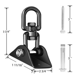 Heavy Duty Swing Hangers for Wooden Sets 2000 LB Capacity Hammock Hanger 360 Swi