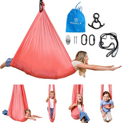 Sensory Swing for Kids & Adults – Holds 300Lbs, Indoor Outdoor Sensory Swing for