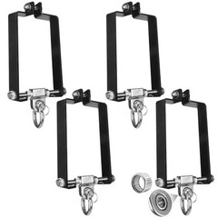 4 Pcs Heavy Duty Swing Hanger Swing Set Accessories for Wooden Sets Snap 4 Pack