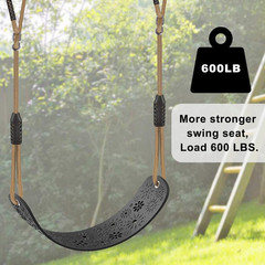 Swing Set Accessories Kids Swing Seat with Adjustable Rope Backyard Swingset Rep
