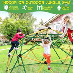 4-in-1 Jungle Gym Climber with Hammock & Swing Supports up to 1000lbs.