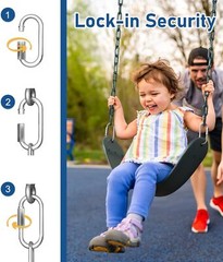 2pc Asientos De Columpios Para Ninos Juegos Cadena Arbol Jardin MEJOR Swing Set