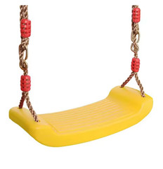 Kids Swing Seat Outdoor Indoor Hanging Swing Adjustable Rope Rainbow Board