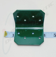 2pk Gorilla Playsets 2-3/4″ x 2″ Corner Brace Bracket Powdercoated Green Steel