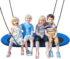 60” Giant Waterproof Platform Saucer Tree Swing Set 700 lb Weight Capacity