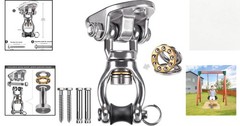 Silent Swing Hanger Heavy Duty Swing Hook Swivel Bearing Hanging Hardware for…