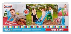 Freestanding Slide 46 Inch Plastic Toddler Indoor Outdoor Play Toy Steps Remove