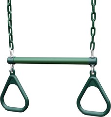 Outdoor Trapeze Assembly with Rings – Perfect for Ages 3-11 – 125 lbs Capacity