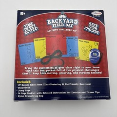 Backyard Field Day Obstacle Course Game – 27 Double-Sided Foam Challenge Tile…