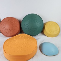 5 Stepping Stones For Kids Non-slip Rubber Bottom Balance Ninja Warrior Skills