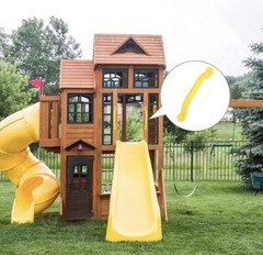 Swingset Playground Toys Accessory Kit: Telescope, Telephone, Wheel & Hand Holds