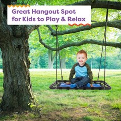 Platform Tree Swing for Kids – Set, Branch, or Playground – Brown