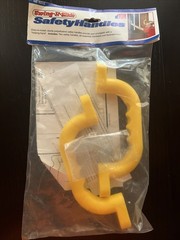 Swing-N-Slide Play Yellow Safety Handles Wooden Outdoor Play Sets NE4410 NEW