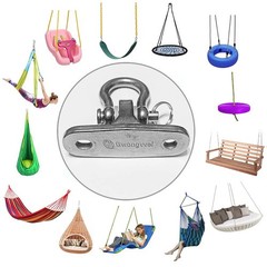 Gwongvvei Heavy Duty Swing Hanger Stainless Steel 304 Antirust, 1800 lb Capac…