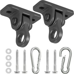 Heavy Duty Porch Swing Hangers Kit, with Screws Bolts for Wooden Sets Playgro…