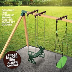 Swingset Conversion Bracket – No Tree, No Problem, Convert Your Swingset Brown