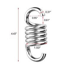 Heavy Duty Spring 800lbs Weight Capacity Porch Swings Spring for Hanging Hamm…