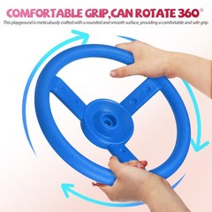 2 Pcs Playground Steering Wheel: Stroller Steering Wheel Toy Attachment – Com…