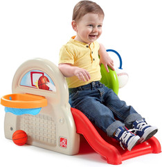 Step2 Sports-Tastic Activity Center, Toddler Sports Playset, Indoor/Outdoor Slid