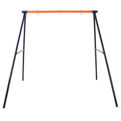 48″ Large Spider Web Tree Swing Set+All-Steel A-Frame Swing Frame Combo for Kids
