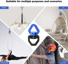 Heavy Duty 35KN Swing Swivel for Tree, Aerial & Indoor Use – Aluminum Alloy, …