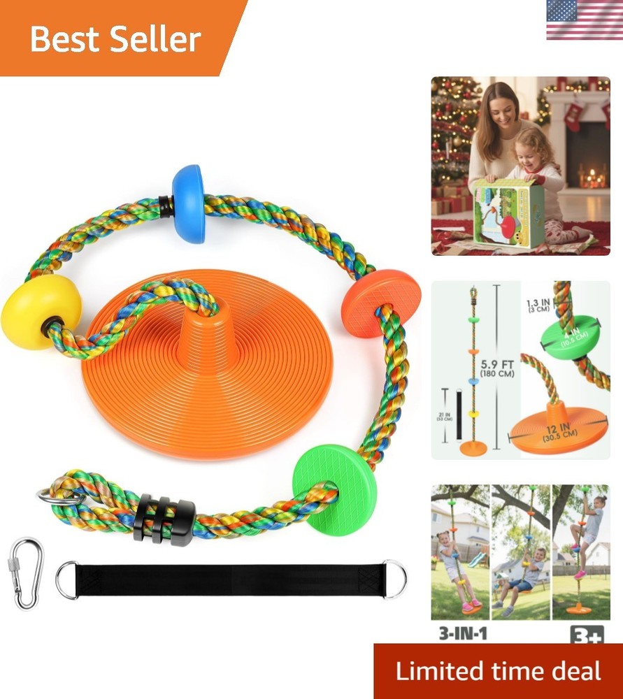 Tree Swing for Kids Rope Swing for Tree Climbing Rope for Kids Heavy Duty Dis…