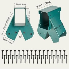 A-Frame Swing Set Bracket Kit – 2-Piece Wood Hardware for Outdoor Playgrounds &