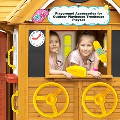 Playground Accessories Swingset Plastic Pirate Ship Steering Wheel Safety Han…