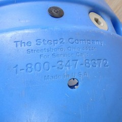 Vintage Step 2 Baby Toddler Blue Dolphin Outdoor Swing Made In USA