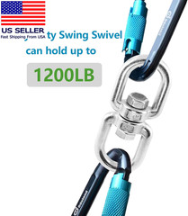 Heavy Duty M8 304 Stainless Steel Swing Swivel, 360 Degree Rotational Device Han