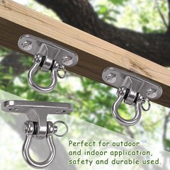 Gwongvvei Heavy Duty Swing Hanger Stainless Steel 304 Antirust, 1800 lb Capac…