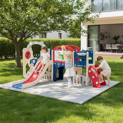 Toddler Playsets Slide for Backyard Indoor 12-In-1 | Swing Set Outdoor Freestand