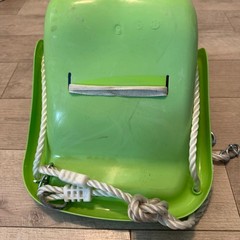 Toddler Swing Seat – Green/Blue with Safety Straps & Ropes