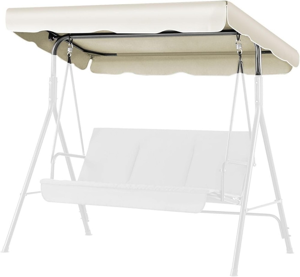 Replacement Canopy for 2-Seat Swing – UV Waterproof Outdoor Patio Glider Cover
