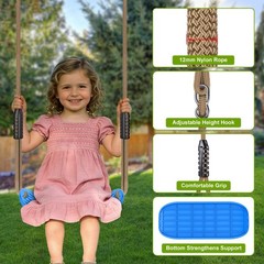 Heavy Duty Swing Seat with Adjustable Rope Swing Seats for Kids Plastic Tree …