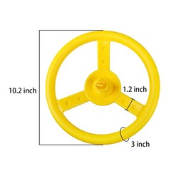 2-Pack Ninja Wheel Obstacle for Kids – 360° Rotatable Swing Monkey Wheel for …