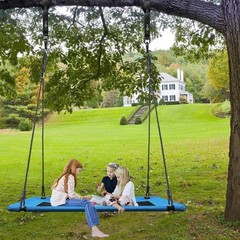 Spacious Waterproof Tree Swing with 2 Hanging Straps – Safe for Kids & Adults=