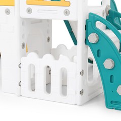 Kids Double Slides and Swing Set Toddler Climb Playset Outdoor Indoor Playground