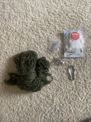 SENSORY SCOUT Mesh Sensory Swing Green Home or School With Ceiling Hanging Kit